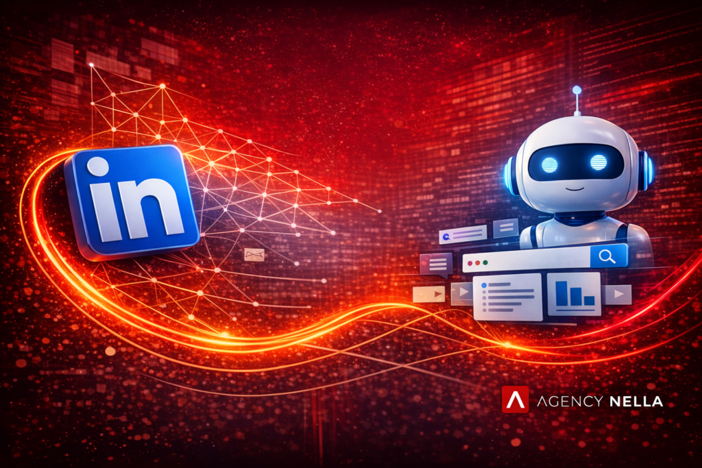 LinkedIn AI Visibility Shift - Agency Nella - Daniela Bascelli